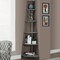Homeroots 72 in. Dark Taupe Particle BoardLaminate & MDF Corner Bookshelf 332853 - alternate 6